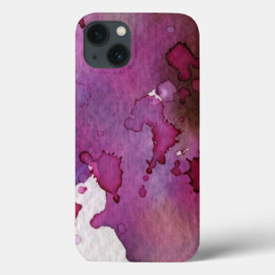 Fundo roxo da aguarela