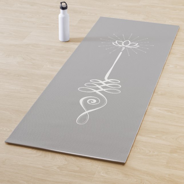 Fundo Simples Unalome - Tapete de Yoga de Nevoeiro (In Situ)