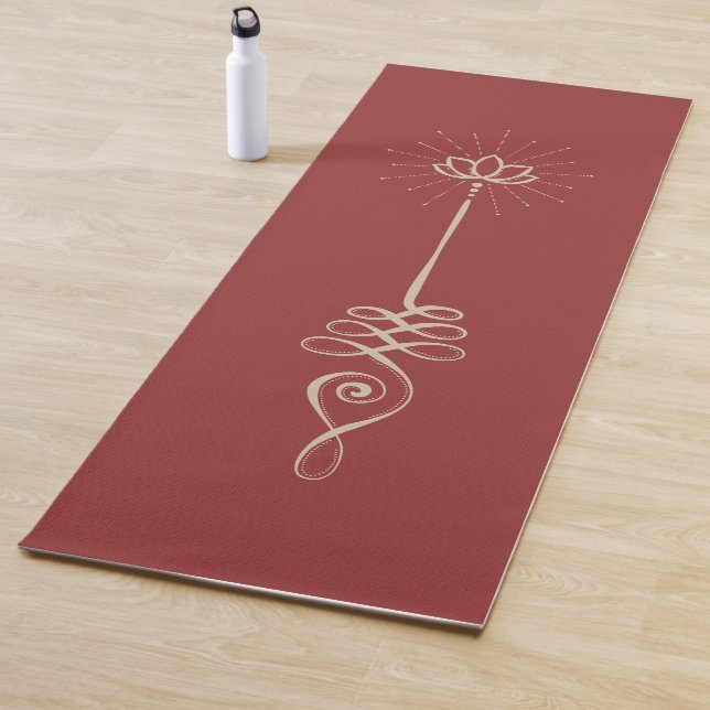 Fundo Simples Unalome - Tapete de Yoga Rubi + Pomb (In Situ)