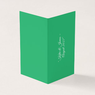 Fundo Verde de Casa - Design de Casamento