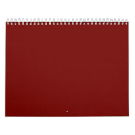 Fundo vermelho em um calendário