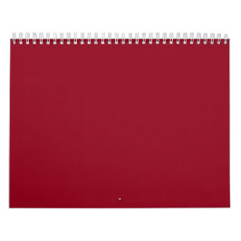 Fundo Vermelho em um Calendário