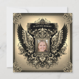 Funeral / Celebração do Convite de Aviso de Vida