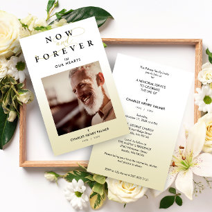 Funeral de Foto Minimalista de Gradação Moderna do