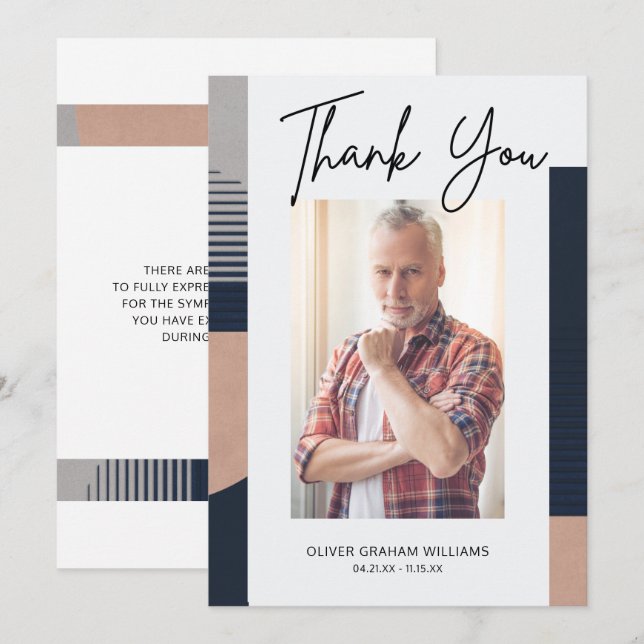 Funeral Obrigado Foto Simpatia Encantada (Frente/Verso)