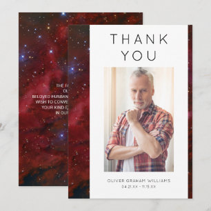 Funeral Obrigado Simpatia Fotográfica Bereavement