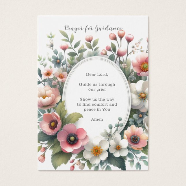 Funeral/Oração Memorial para Orientação (Frente)