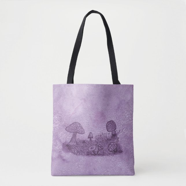 Fungi Meadow Tote Bag (Frente)