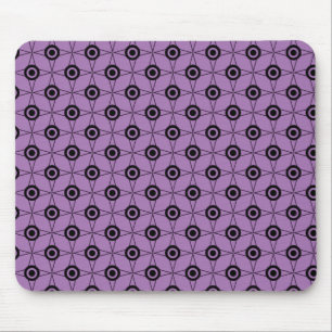 Funk retro Mousepad geométrico, lavanda