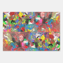 Funky Abstrato Joyful Colorful
