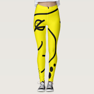 Funky Geometry Abstrato Art Esporte Leggings Vence