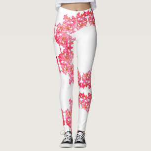 Funky Kudu Lily Flói Leggings Impressão