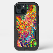 Funky Retro Pattern Abstrato Bohemian