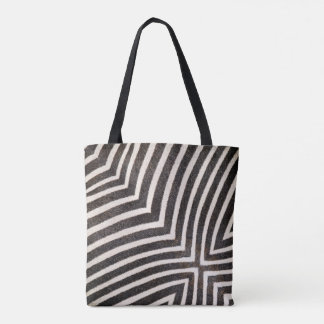 Funky Zebra Stripe Tote