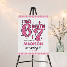 Funny 7th Birthday | “I Was 6, Now 7” Party