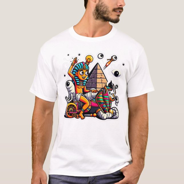 Funny Abstract: #Colorful / (egypt) T-Shirt #8 (Frente)