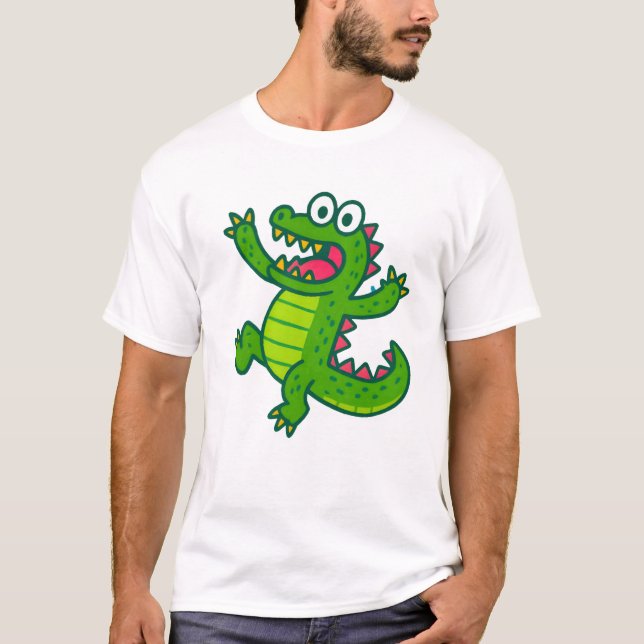 Funny Alligator T-Shirt (Frente)