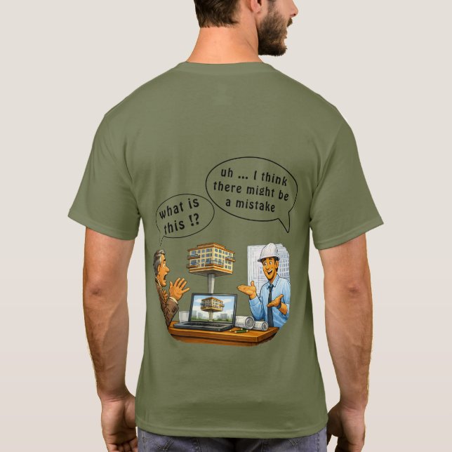 Funny Architecture Graduation T-Shirt (Verso)