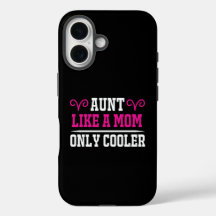 Funny Aunt Like A Mom Only Cooler Birthday Gift T-