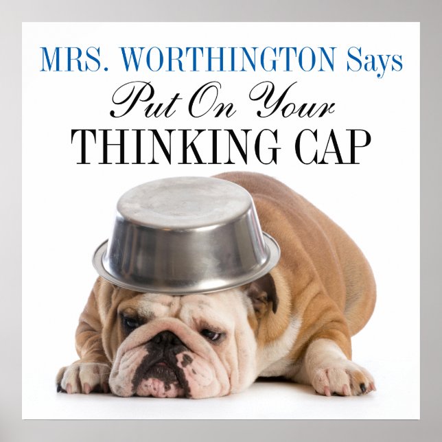 Funny Bulldog - Poster - srf (Frente)