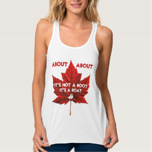 Funny Canada Tank Tops Mulheres Canadá Souvenir To