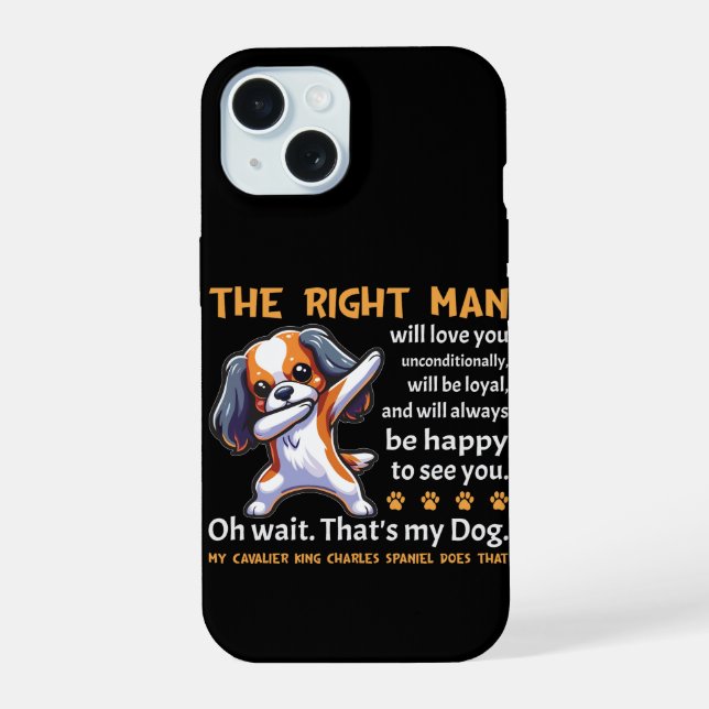 Funny Cavalier King Charles Spaniel Dog (Verso)