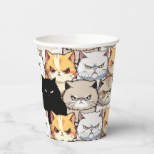 Funny Colorful Moody Cats Kitten