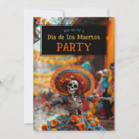 💀 Funny Día de Muertos Convite de festas