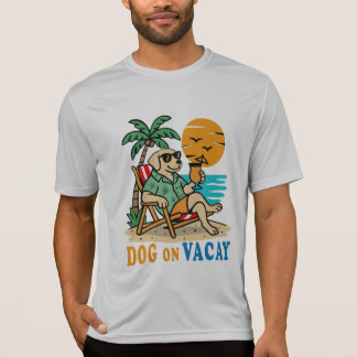 Funny Dog on Vacation T-Shirt | Cute Summer