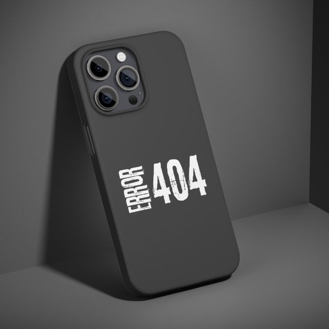 Funny Error 404 Page Not Found Geek Humor Design (Criador carregado)