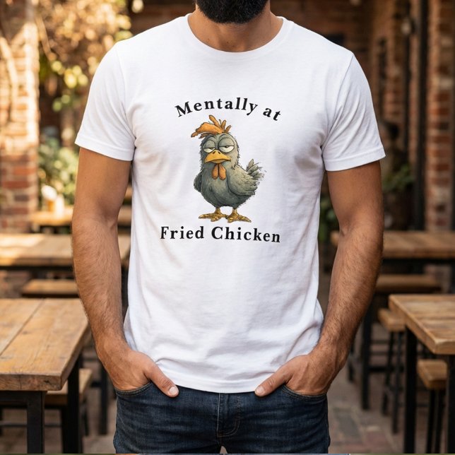 Funny Fried Chicken T-Shirt (Criador carregado)