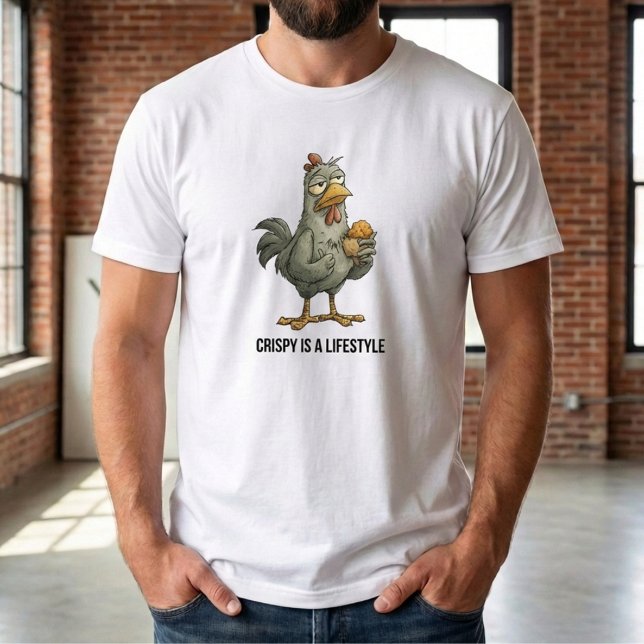 Funny Fried Chicken T-Shirt (Criador carregado)