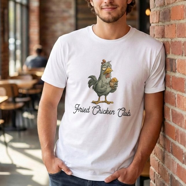 Funny Fried Chicken T-Shirt (Criador carregado)