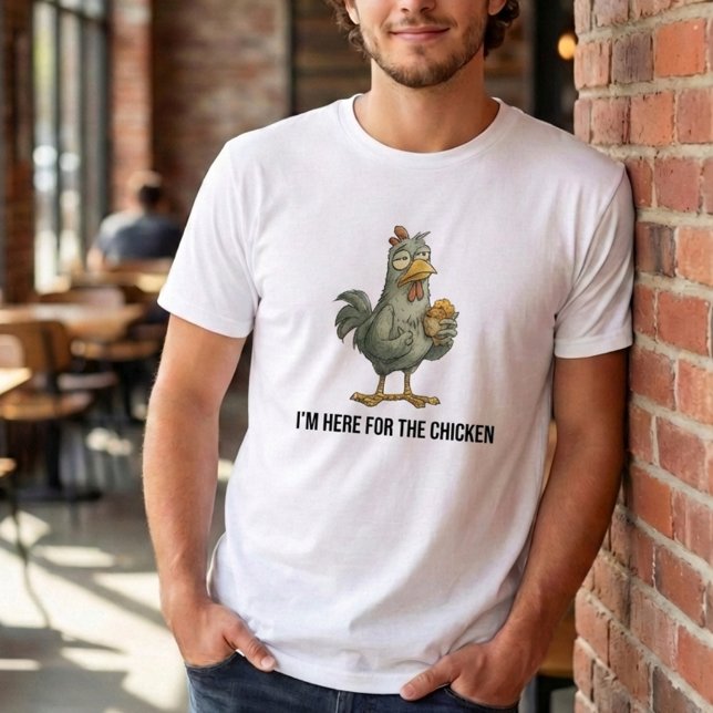 Funny Fried Chicken T-Shirt (Criador carregado)
