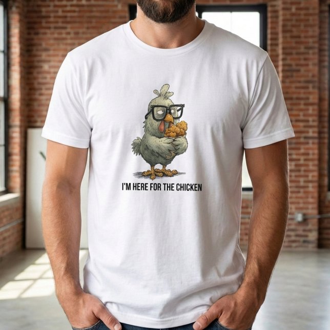Funny Fried Chicken T-Shirt (Criador carregado)