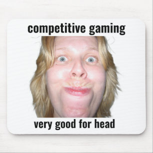 Funny Gamer Meme Mouse Pad Jogos Competitivos
