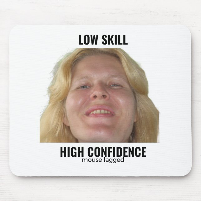 Funny Gamer Mouse Lagged Meme Mouse Pad (Frente)