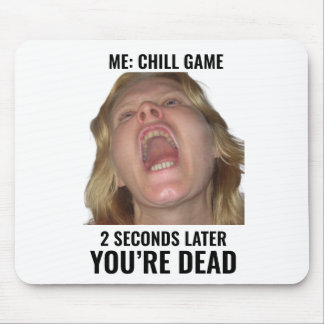 Funny Gaming Meme Mouse Pad Screaming Face