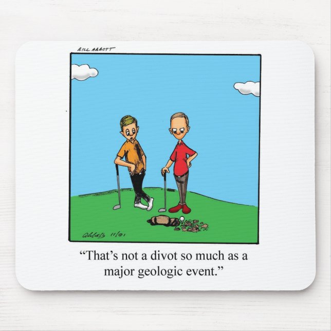 Funny Golf Humor Mousepad (Frente)