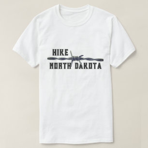 Funny Hike "your state" & Barbed Wire T-Shirt