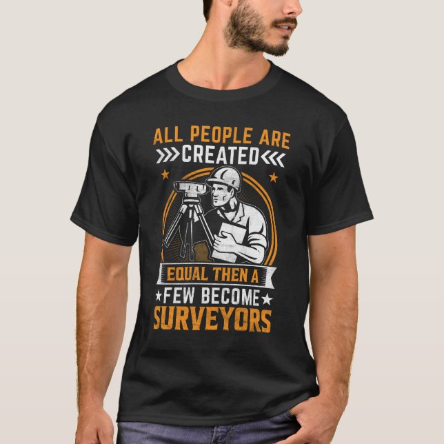 Funny Land Surveyor T-Shirt (Frente)