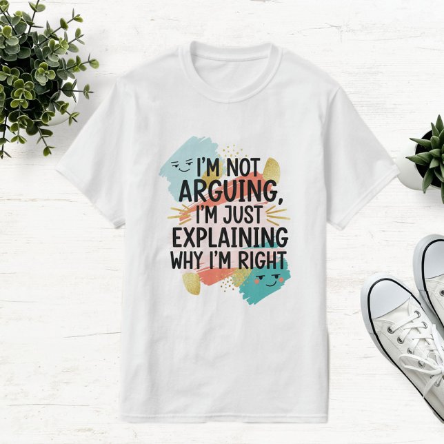 Funny Men's T-Shirt - Humorous & Witty Quote (Criador carregado)