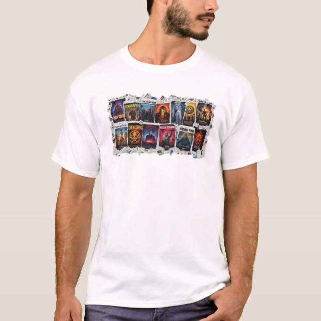 Funny Movie Poster Parody T-Shirt   (Frente)