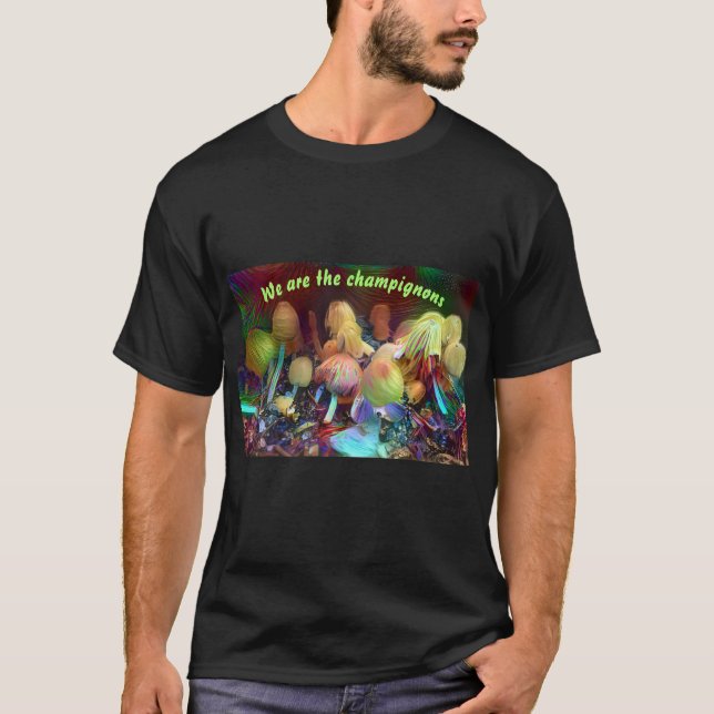 Funny Original T-shirt “We are the champignons” (Frente)