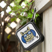 Funny Patriótico Scottish Cat Flag