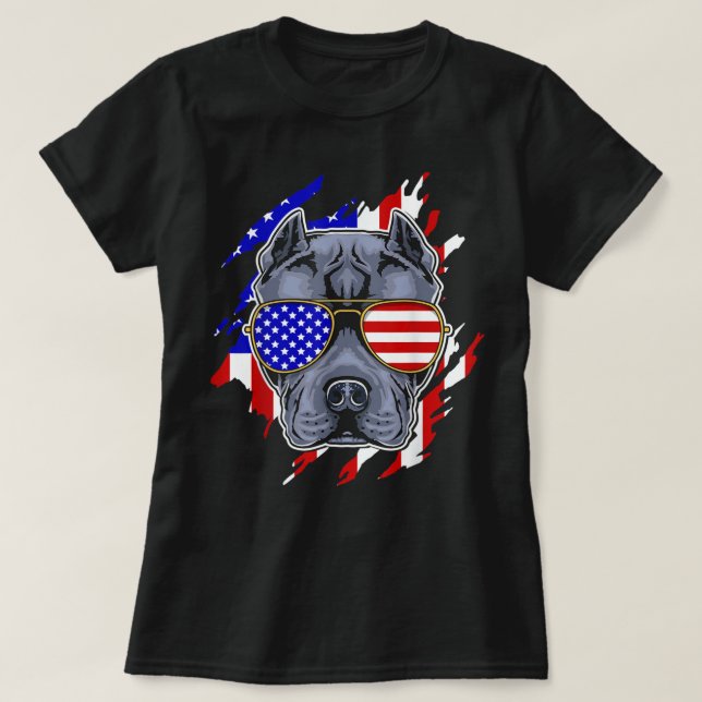 Funny Pitbulls Lovers - Pittbull T-Shirt (Frente do Design)