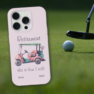 Funny Retirement This Is How I Roll Golf Cart Gift