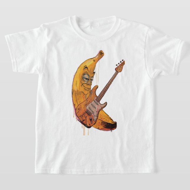 Funny Rock’n’Roll Banana T-Shirt (Postura )