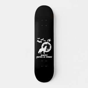 funny skateboard "HAPPY HOWL-O-WEEN 2"