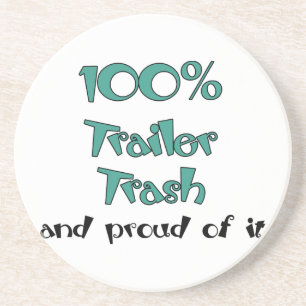 Funny Trailer Park Sandstone Porta copos